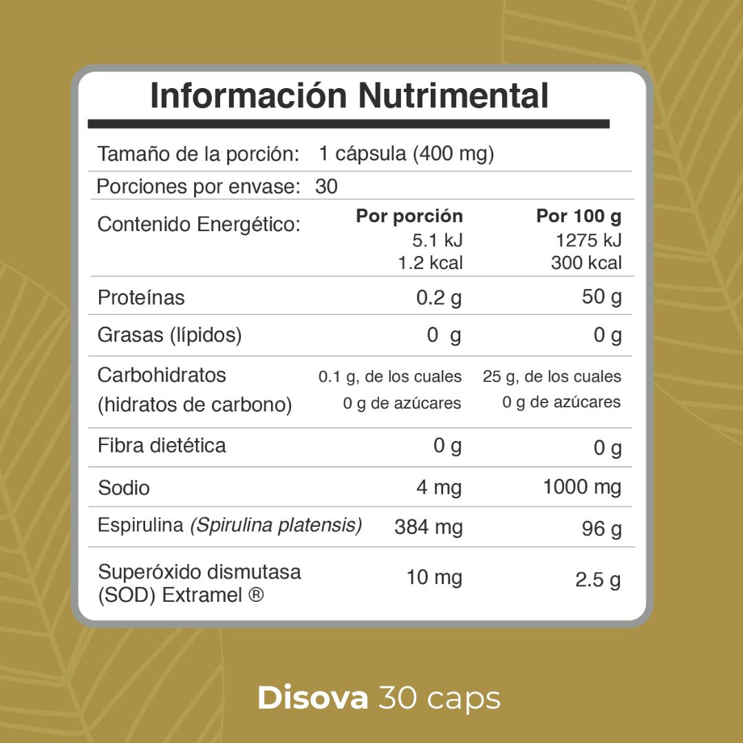 Revigen Disova 30 días | 30 cápsulas