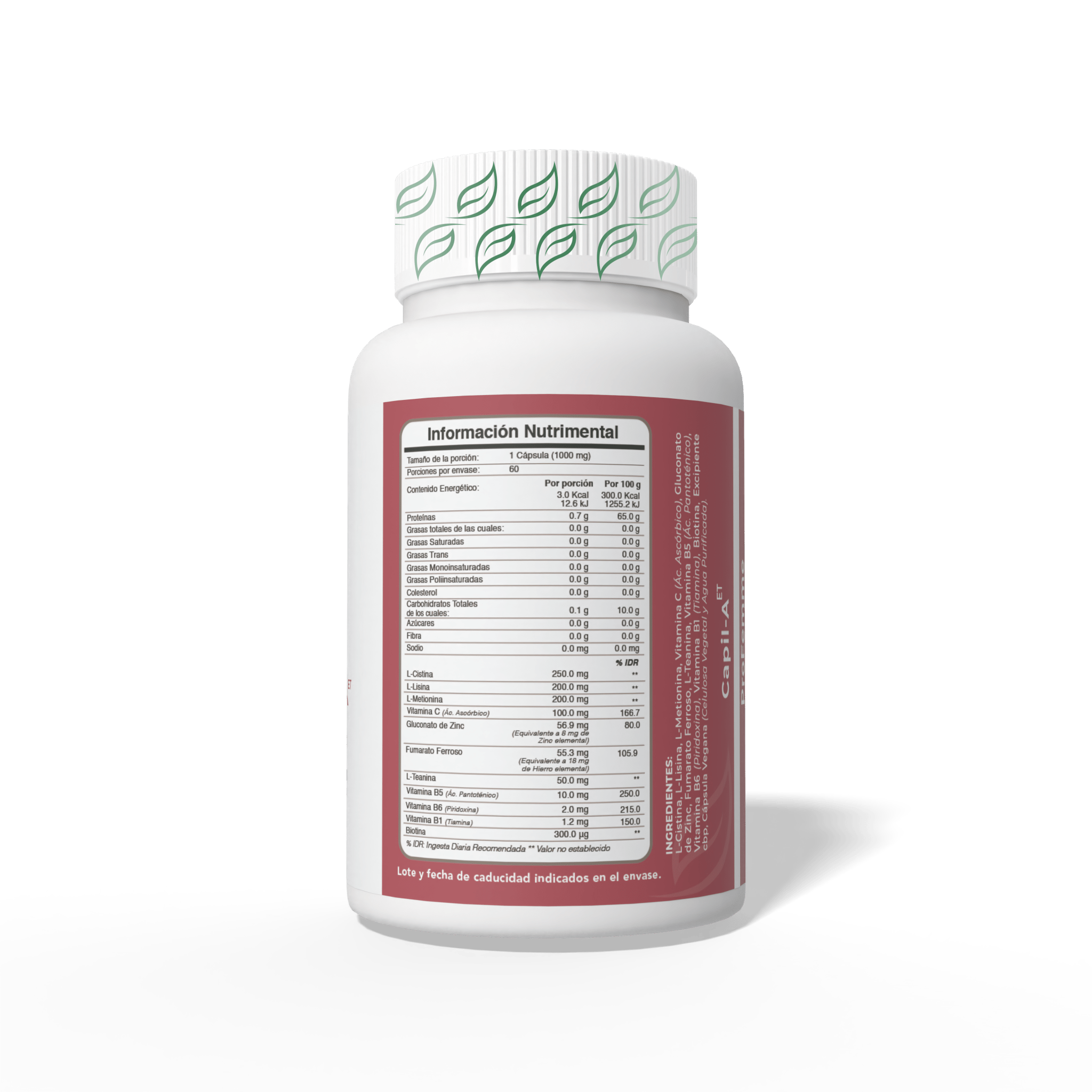 ProFemme Capil - A ET 60 días | 60 cápsulas - Biobo Labs
