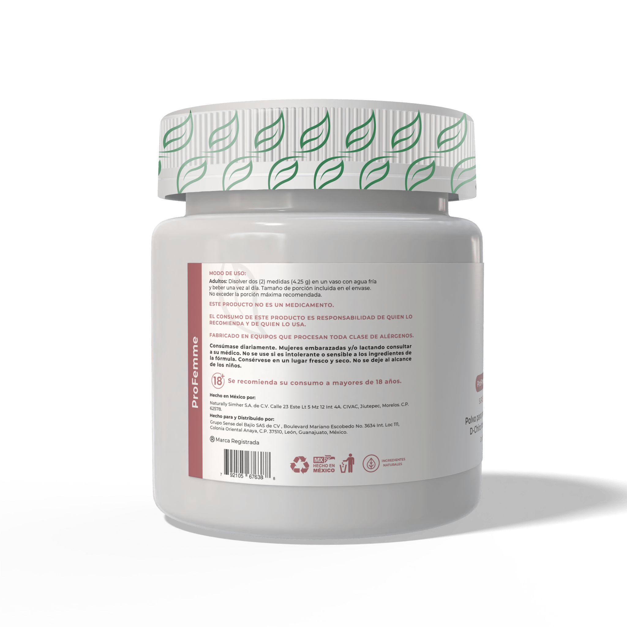 ProFemme F - Boost en polvo 60 días | 255 g - Biobo Labs