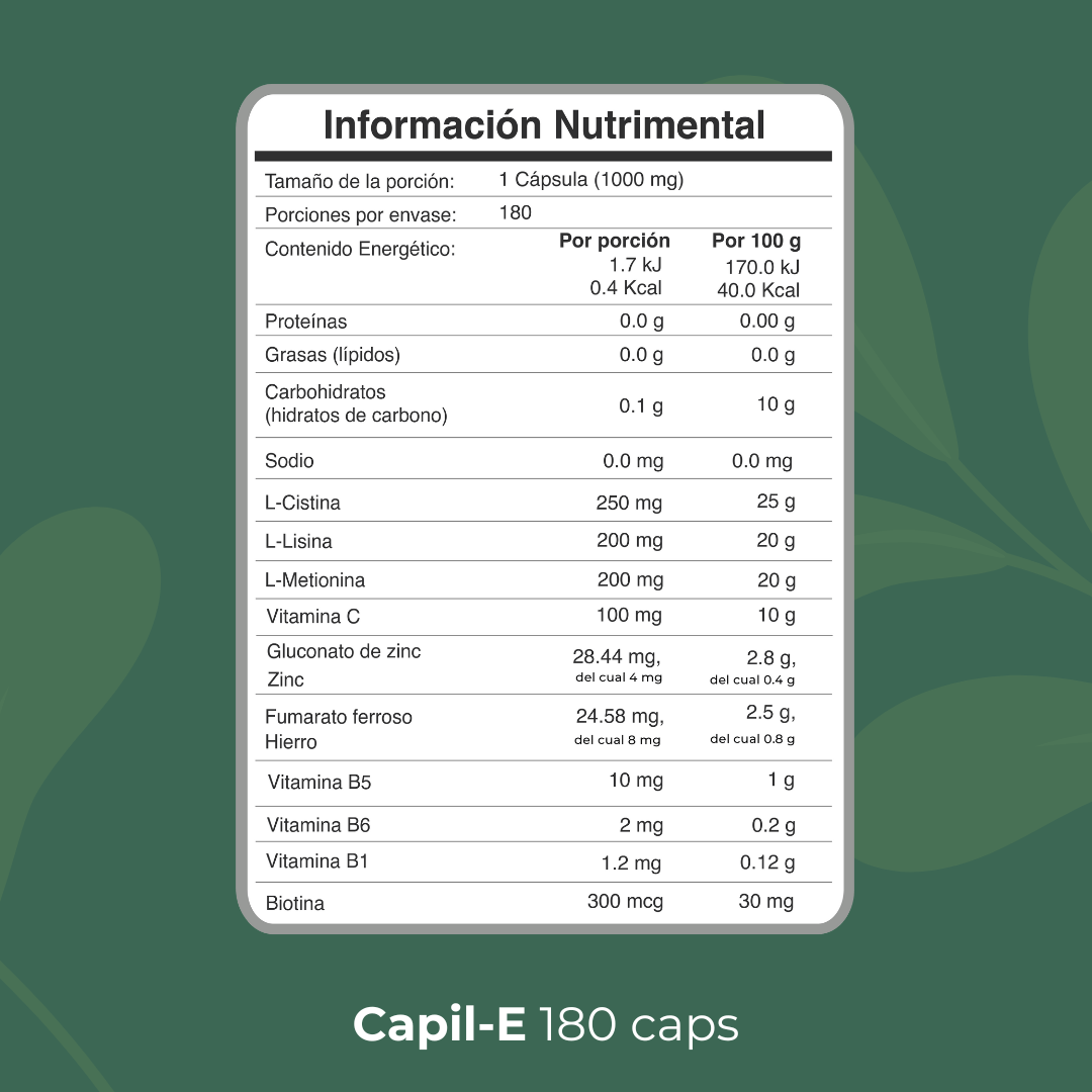 ProMen Capil - E 180 días | 180 cápsulas - Biobo Labs
