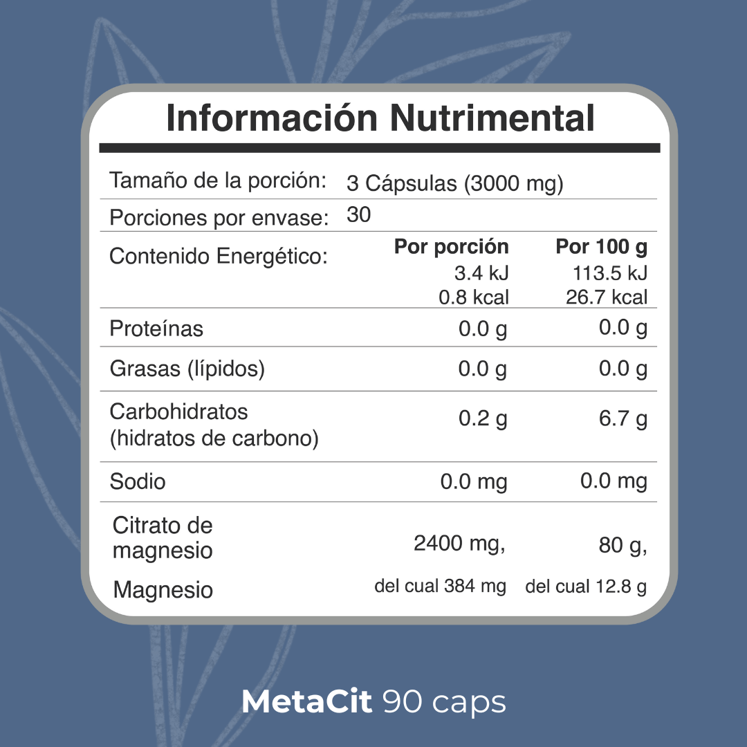 ProMine MetaCit 30 días | 90 cápsulas - Biobo Labs