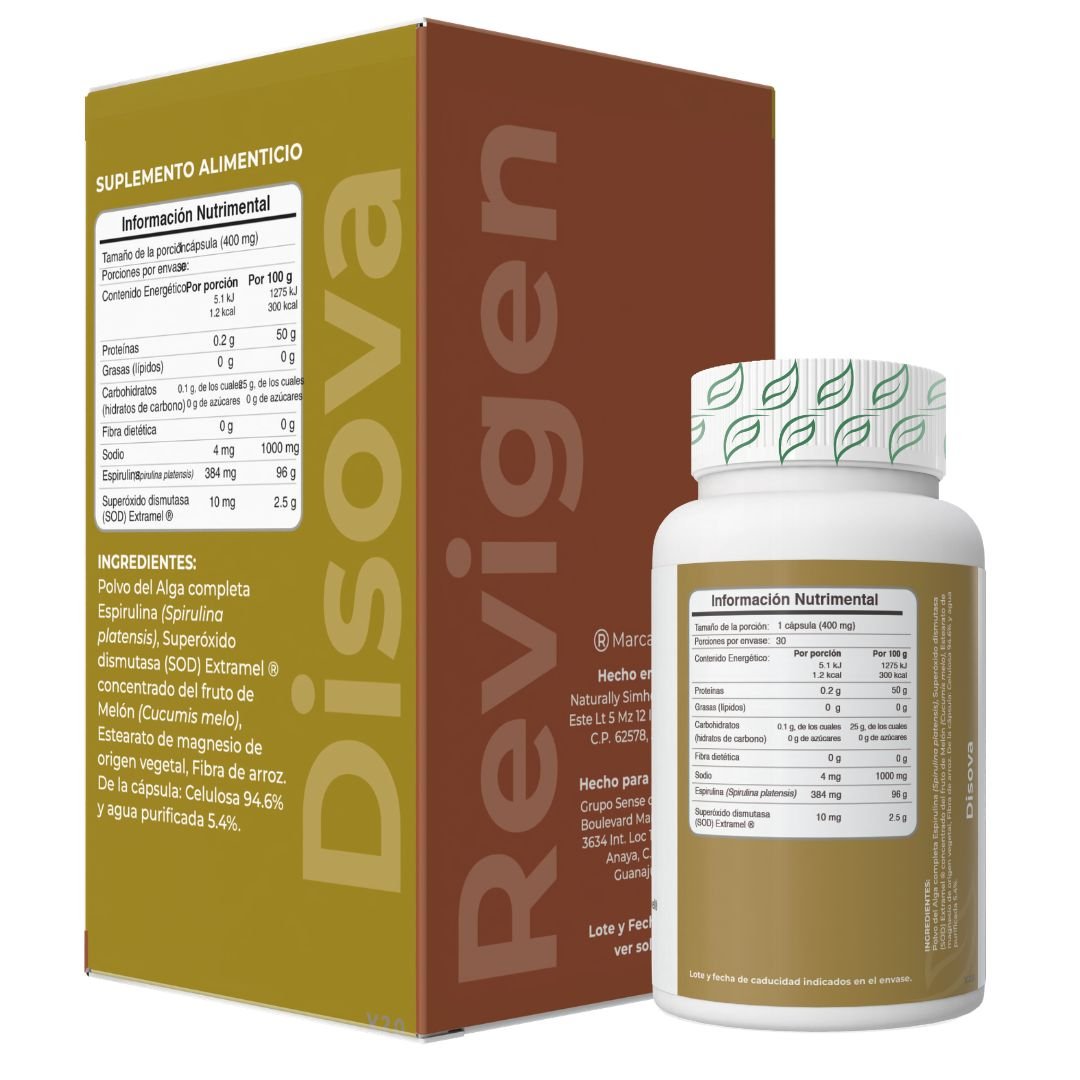 Revigen Disova 30 días | 30 cápsulas - Biobo Labs