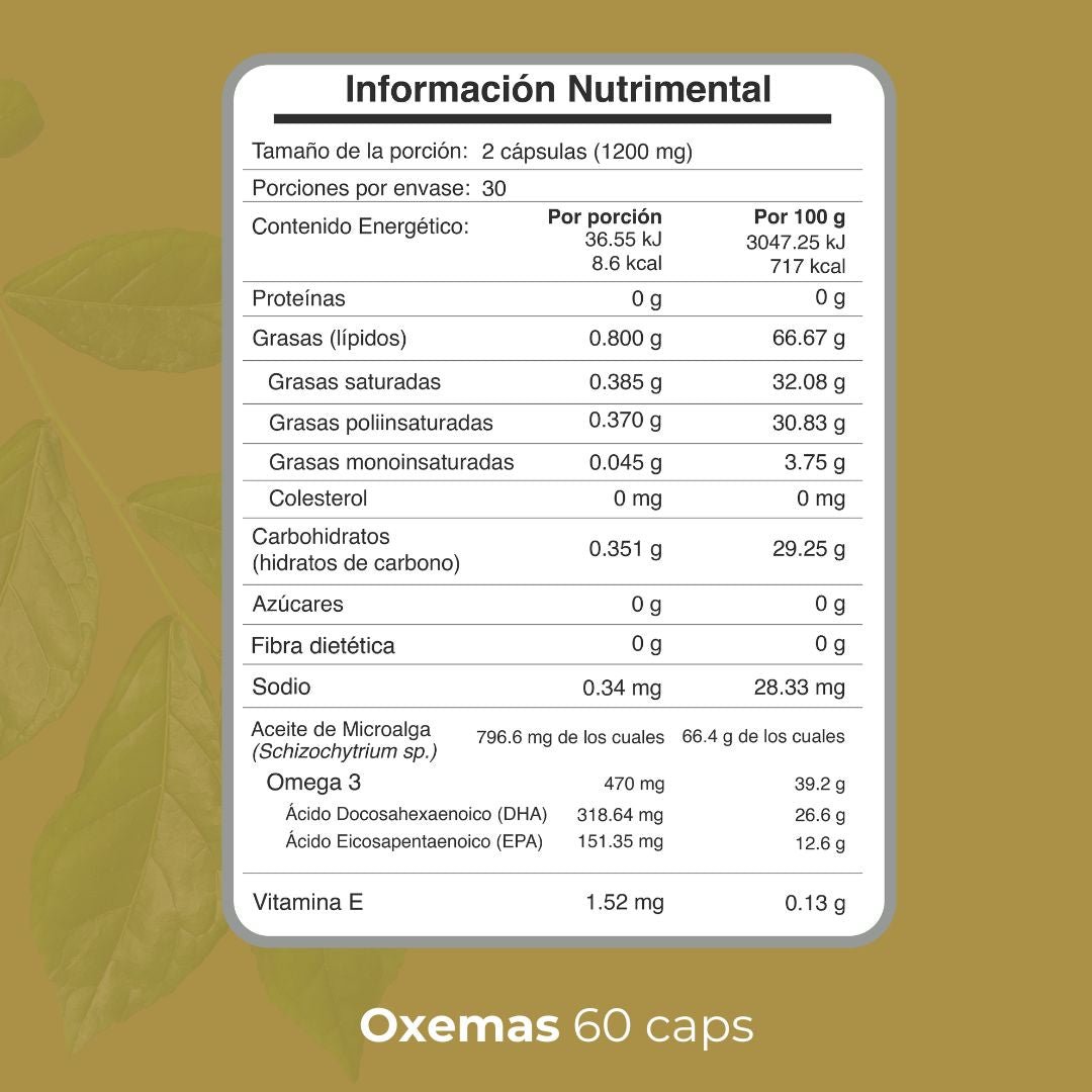 Revigen Oxemas 30 días | 30 Cápsulas - Biobo Labs