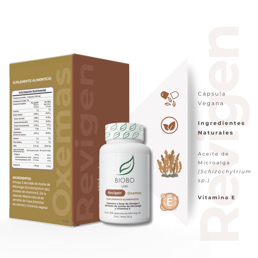 Revigen Oxemas 30 días | 30 Cápsulas - Biobo Labs